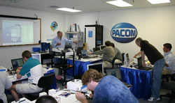 Technical staffs train at Pacom Systems' Florida facility.