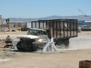 Delta Scientific's DSC 7000 beam barricade defends against a 15,000-pound truck traveling at 50 mph, earning its K12 rating.