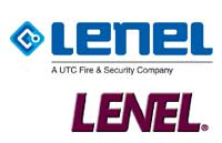 Lenel's new corporate logo (top, in blue) replaces the company's traditional maroon logo as Lenel rebrands its corporate identity to reflect its UTC Fire & Security parentage and its integrated, technological focus.