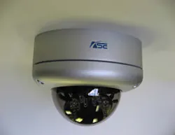 ASE's NY-D104 vandal-proof IR dome camera ASE's NY-D104 vandal-proof IR dome camera