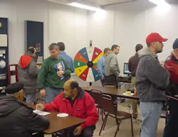 Security systems dealers enjoy an open house and product showcase at the new Cleveland facility for Security Products Company. Security systems dealers enjoy an open house and product showcase at the new Cleveland facility for Security Products Company.