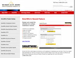 Windy City Wire features a system design tool on its redesigned website. Windy City Wire features a system design tool on its redesigned website.