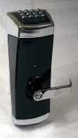 Novation Wireless' nLock system communicates to the wireless hub to allow a full door-access system without wires. Novation Wireless' nLock system communicates to the wireless hub to allow a full door-access system without wires.