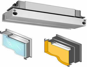 SDC's semi-concealed 1562 Hi/Shear magnetic lock