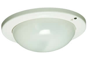 Bosch's ISN-CC1-100N passive infrared motion detector for mounting on a ceiling.