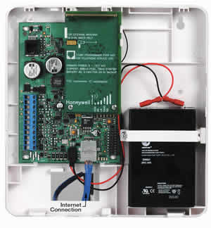 Honeywell's new 7845i-GSM alarm system communicator, designed to work seamlessly with AlarmNet communications system