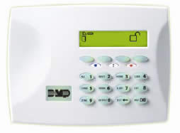 DMP's Thinline srieres Icon keypad makes alarm system control simple.