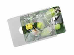 A credit card holder is part of Brady People ID's new products