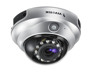 VIVOTEK's FD7131 dome network camera is designed for indoor surveillance needs and includes an embedded PIR sensor.