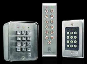 Alarm Lock's A-series family of keypads for commercial access control applications.
