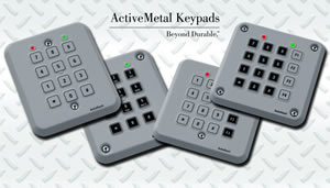 With touch-sensitive pads, plus weather, water and dust resistance, and raised sculpted keys with permanent markings, all built into a metal vandal-proof design, ITW's ActiveMetal access control keypads are designed for years of services.