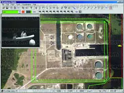 Port of Corpus Christi officials recently selected Siemens Building Technologies to upgrade their entire surveillance system. Shown is an example of the SiteIQ interface revealing the position of an unauthorized small craft entering a power facility. Port of Corpus Christi officials recently selected Siemens Building Technologies to upgrade their entire surveillance system. Shown is an example of the SiteIQ interface revealing the position of an unauthorized small craft entering a power facility.