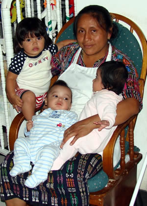 A caretaker at the orphanage