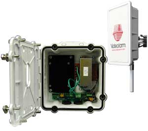 The new 5.8GHz IP Ready Wireless Power Box by Videolarm offers users a secure, 128-bit encrypted data transmission up to two miles at 54Mbps.