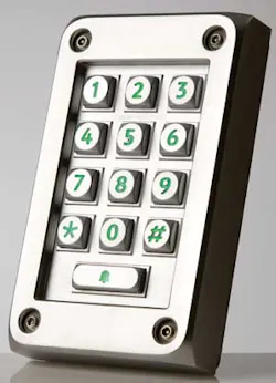 The new vandal resistant metal keypad from Paxton Access has a satin chrome finish and is compatible with both Switch2 and Net2 access control systems. The new vandal resistant metal keypad from Paxton Access has a satin chrome finish and is compatible with both Switch2 and Net2 access control systems.