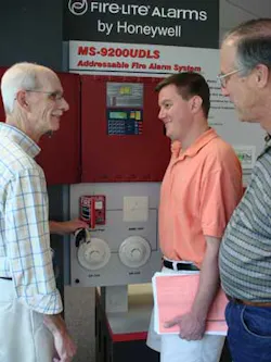 Dealers gain hands-on training at a free Fire-Lite fire systems training academy. Dealers gain hands-on training at a free Fire-Lite fire systems training academy.