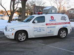 K-Tech's MyEMT promotional company vehicle.