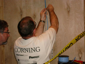 Installers competed for prizes based on their wiring and other skills at the BICSI Winter Conference in January in Orlando.