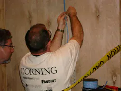 Installers competed for prizes based on their wiring and other skills at the BICSI Winter Conference in January in Orlando. Installers competed for prizes based on their wiring and other skills at the BICSI Winter Conference in January in Orlando.