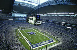 Fire protection for the Dallas Cowboys stadium was a massive endeavor but keen to life safety thanks to state of the art sprinkler detection. Fire protection for the Dallas Cowboys stadium was a massive endeavor but keen to life safety thanks to state of the art sprinkler detection.