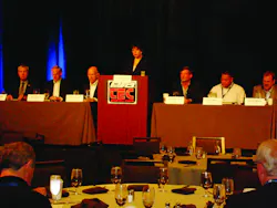 Leading industry icons addressed the audience at the State of the Industry panel discussion, the first day of PSA-TEC. Photos courtesy Deborah O’Mara Leading industry icons addressed the audience at the State of the Industry panel discussion, the first day of PSA-TEC. Photos courtesy Deborah O’Mara