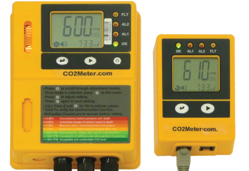 CO2Meter.com's new CO2 Storage Safety Alarm.
