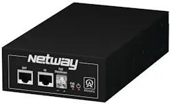 The NetWay1E PoE Midspan Injector. The NetWay1E PoE Midspan Injector.