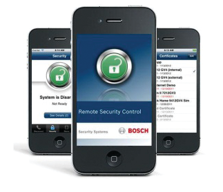 Bosch's Remote Security Control App.