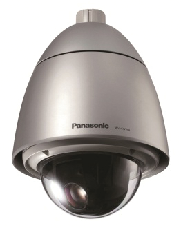 Panasonic's WV-CW594 is an outdoor weather-resistant PTZ dome analog camera.