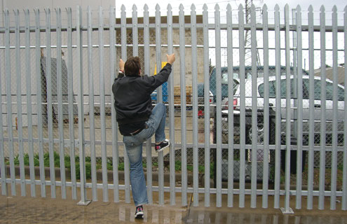 FFT Aura detects climbs on most types of fences.