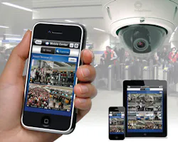 IndigoVision's new Mobile Center surveillance app. IndigoVision's new Mobile Center surveillance app.