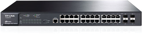TP-LINK's new JetStream Gigabit L2 managed PoE switch.