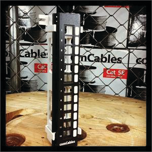 ComCables debuts Vertical Panel Mini 12 Port Unloaded