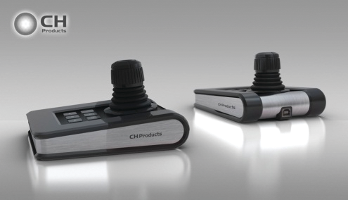 CH Products recently debuted its new RS Desktop USB joystick.