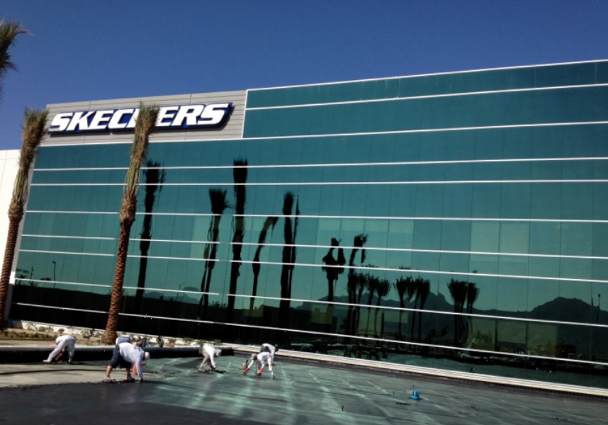 Skechers&rsquo; huge California distribution center features video surveillance technology from American Dynamics.