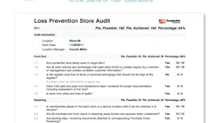 A screenshot of Wren Solutions' Encapsulon Assessment retail audit software. A screenshot of Wren Solutions' Encapsulon Assessment retail audit software.
