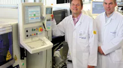 From l-r: Sonke Franke (Team Leader Boardmounting) and Carsten Ohrt (Production Manager) are pleased with the smooth expansion process at Basler's headquarters in Germany. From l-r: Sonke Franke (Team Leader Boardmounting) and Carsten Ohrt (Production Manager) are pleased with the smooth expansion process at Basler's headquarters in Germany.