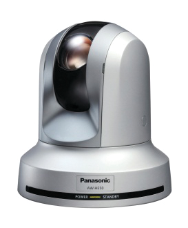 One of Panasonic's new AW-HE60 Series PTZ cameras.