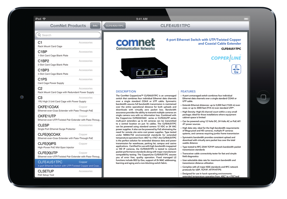 Contractors can get specification assistance from this new application from ComNet.