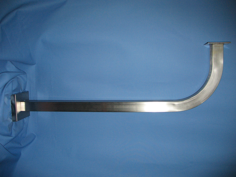 The PS042-BSS i Brushed Stainless Steel Gooseneck Pedestal