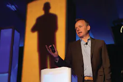 Milestone President and CEO Lars Thinggaard delivers the keynote address at MIPS 2013. Milestone President and CEO Lars Thinggaard delivers the keynote address at MIPS 2013.