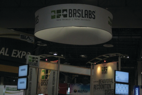 A view of the BRS Labs booth at ISC West 2013. BRS Labs President John Frazzini believes much of the analytics being offered by hardware vendors is a 'gimmick' intended to sell more cameras.