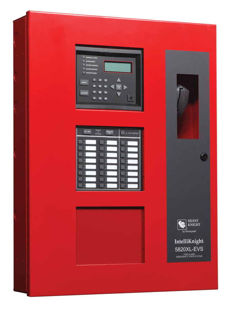 The EVS is an intelligent fire and voice evacuation panel.