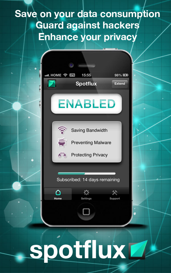 Spotflux, a leader in security and privacy solutions for the Internet, today announced the completion of the worldwide roll out of its proprietary cloud-based advanced security and privacy solution for Apple iOS mobile devices now available in the United States, Canada and Western Europe.
