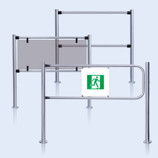 PERCo-BH-01 Waist-High Railings