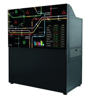 Christie Entero HB display wall cubes and HB light engines feature proprietary third generation ArraySync automatic color and brightness management.