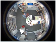 Axis Camera Companion 2.10 includes de-warping technology that converts the 360-degree view to a traditional format for investigation.