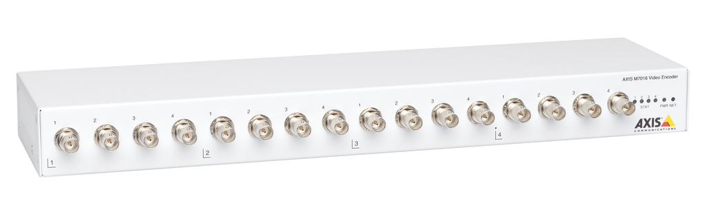 Offering full frame rate video, AXIS M7016 Video Encoder provides an attractive, cost-effective and easy entry to network video, while the flexible AXIS P7216 Video Encoder adds audio and I/O ports and is equipped with a small form-factor pluggable (SFP) slot for use with fiber optics.