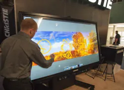 The quad high-definition Christie QuadHD84 with stunning resolution and 60Hz update rates will be on display at ASIS 2013. The quad high-definition Christie QuadHD84 with stunning resolution and 60Hz update rates will be on display at ASIS 2013.