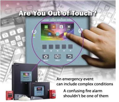 Gamewell-FCI's new S3 Series fire alarm control panel.